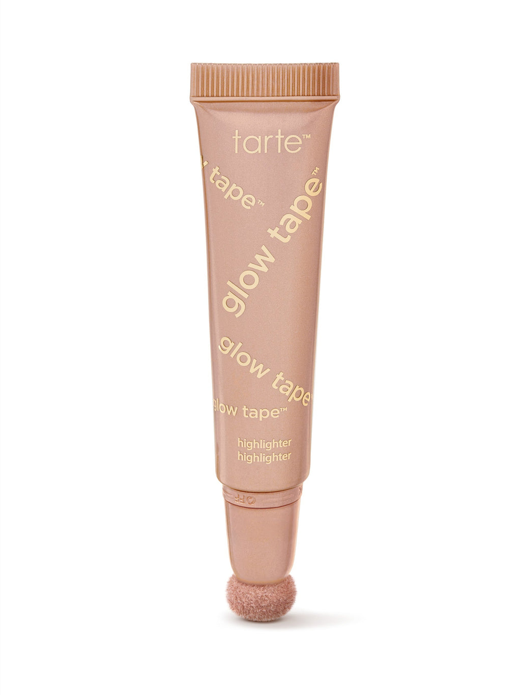 Tarte Glow Tape highlighter tube on a white background