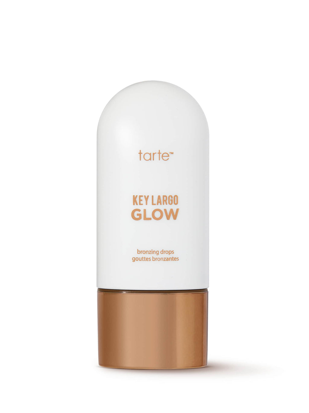 Tarte Key Largo Glow bronzer bottle on a white background