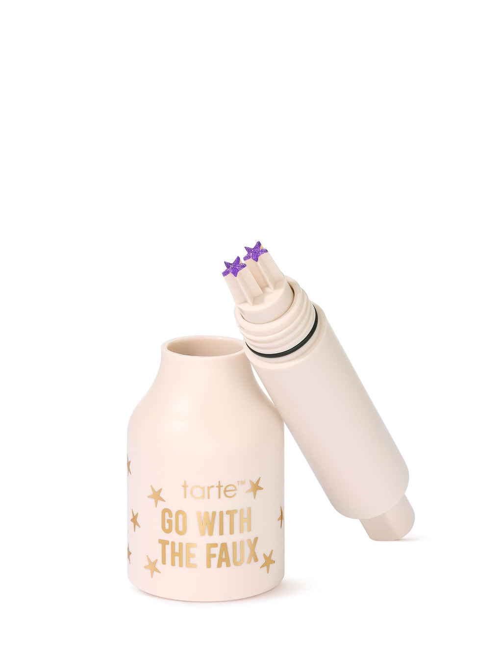 tarte go with the faux freckle stamp in shade starstruck lavendar