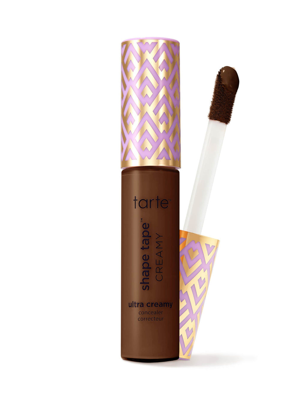 Tarte shape tape creamy product with applicator on a white background